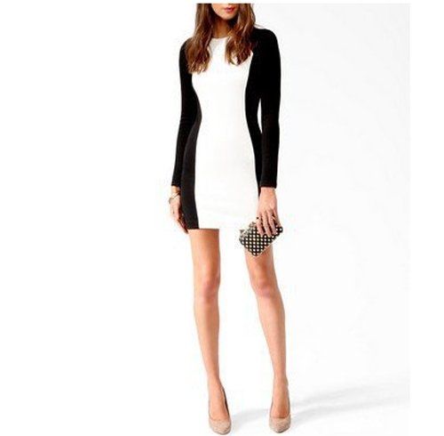 Vestido Black/White